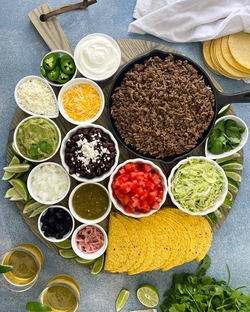 Dinner - How to set up a taco bar recipes