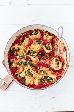 Mains - Save with Jamie: Squash and Spinach Pasta Rotolo recipes