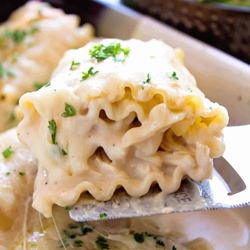 Chicken alfredo roll ups with jar sauce recipes - Main course