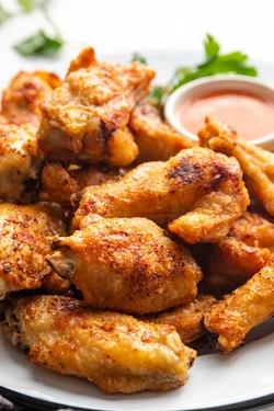 Low sodium chicken wings in air fryer recipes - Main course