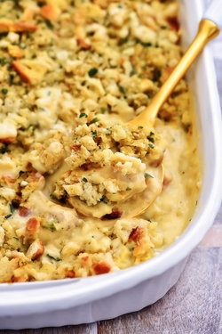 Campbell's chicken and stove top stuffing casserole recipes - One dish meal