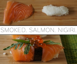 Appetizer - Smoked Salmon Sushi recipes