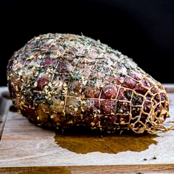 Smoked boneless leg of lamb pellet grill recipes - Main course