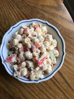 Salad - Imitation crab pasta salad with old bay recipes