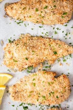 How to use panko breadcrumbs without egg recipes - Chicken breast