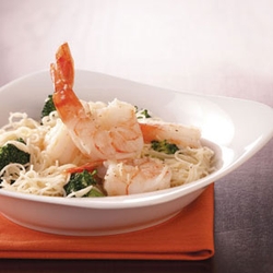 Dinner - Recipe for shrimp broccoli pasta and garlic